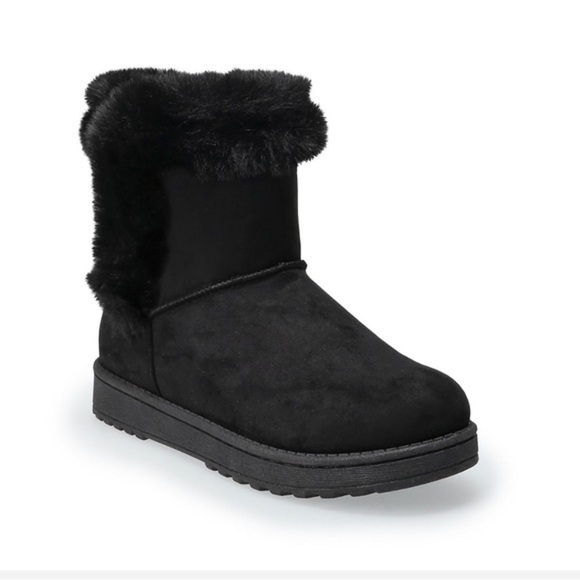 SO Paulina Women’s Faux Fur Winter Boot Size 7 - Picture 1 of 9